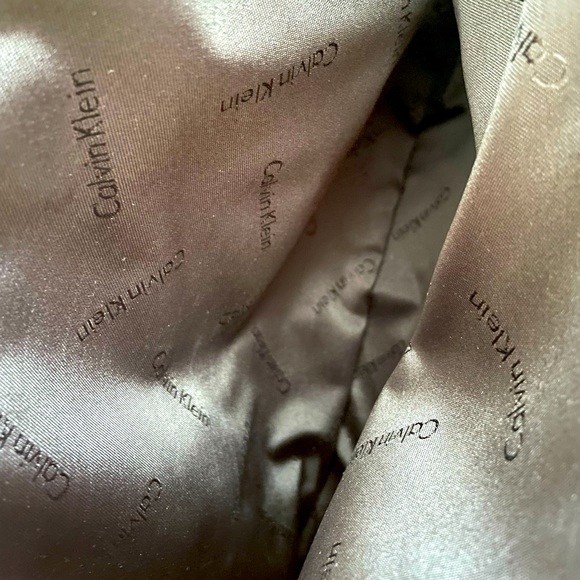 NWOT Calvin Klein Classic Gold Accented Satchel - Picture 15 of 16